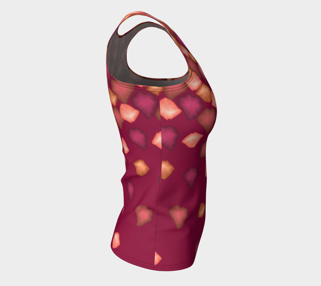 Falling Leaves Fitted Tank Top thumbnail #9