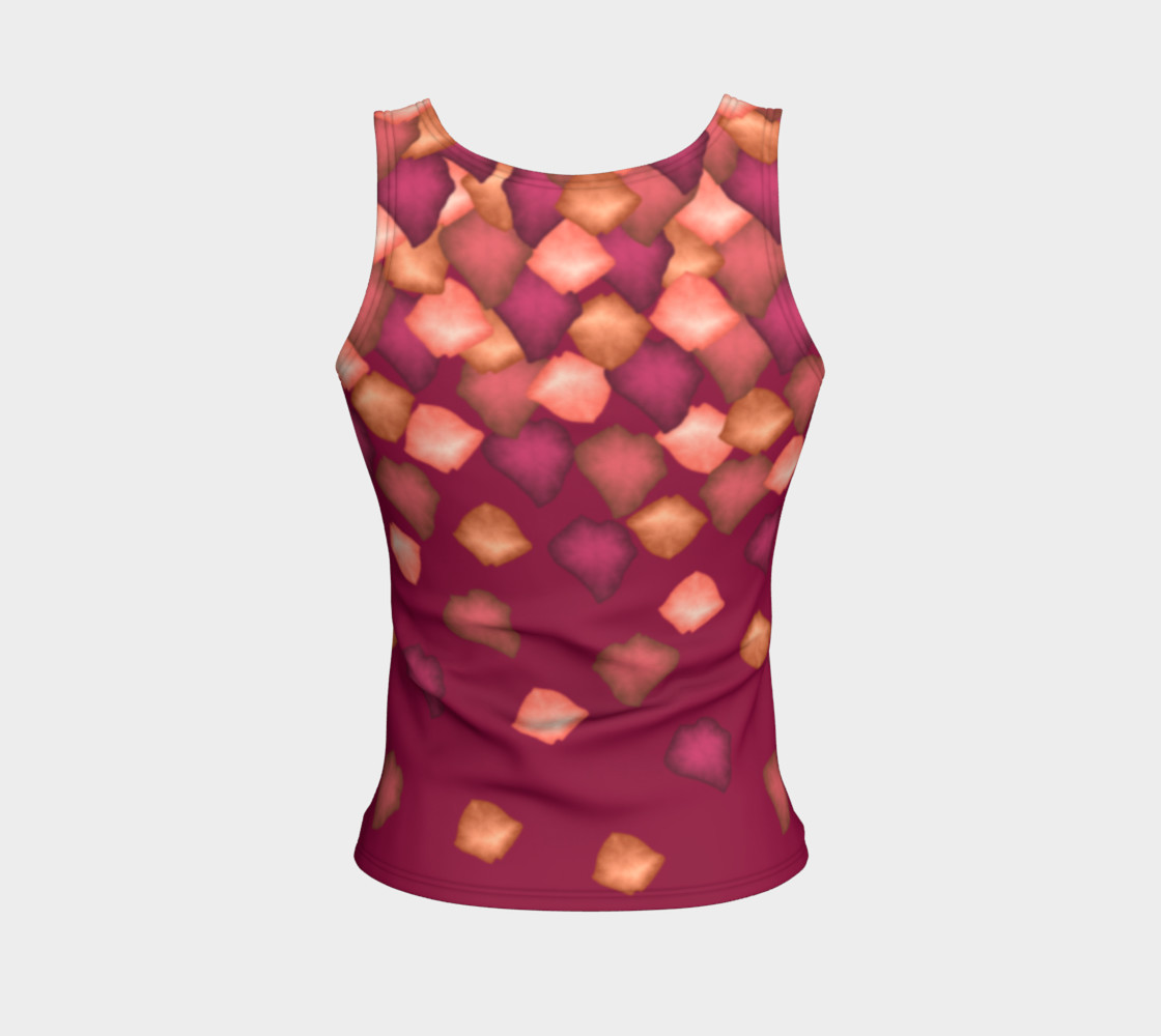 Falling Leaves Fitted Tank Top preview #2