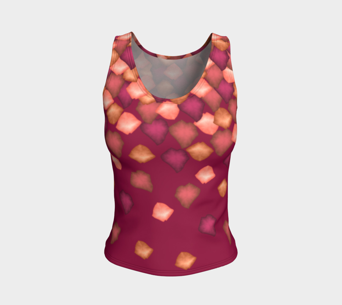 Falling Leaves Fitted Tank Top thumbnail #2