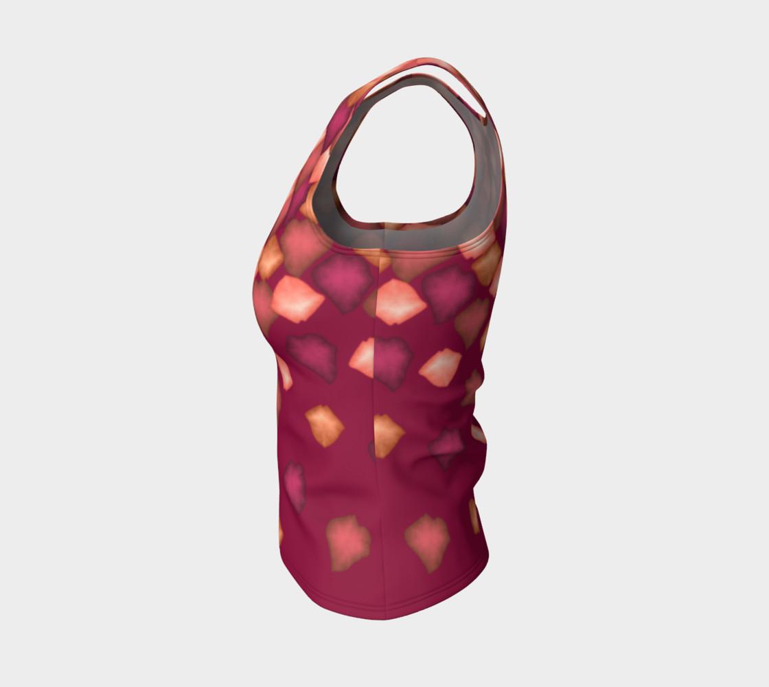 Falling Leaves Fitted Tank Top thumbnail #4