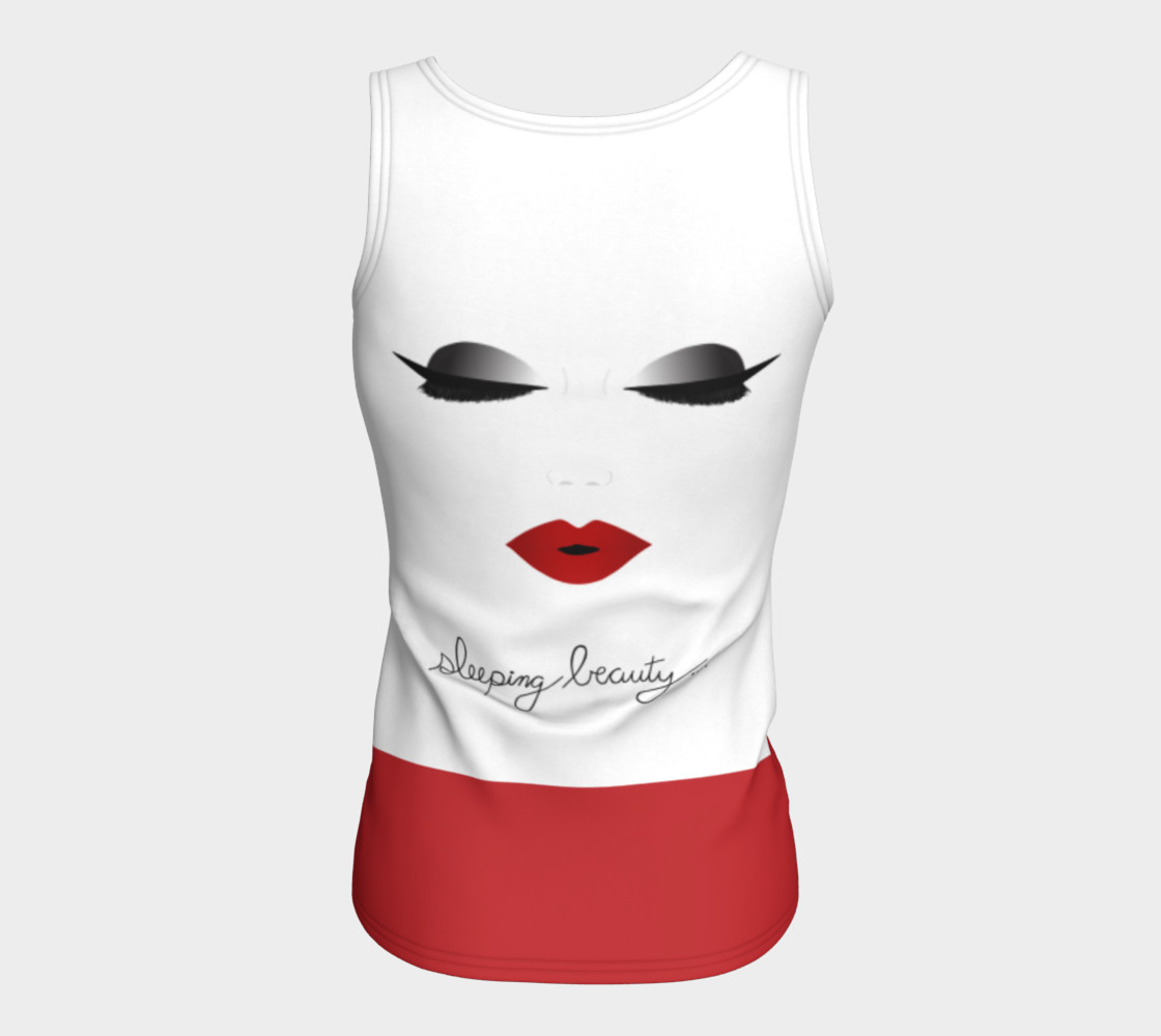 Sleeping Beauty Fitted Tank Top preview #6