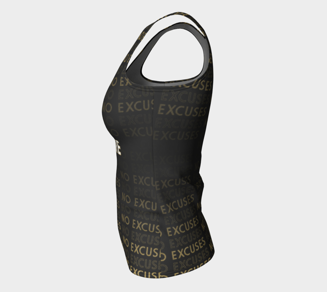 Do More No Excuses Fitted Tank Top preview #7