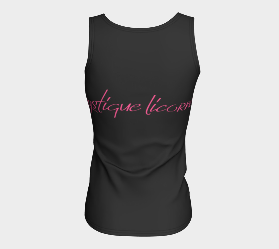 Mystique Licorne Fitted Tank Top preview #6