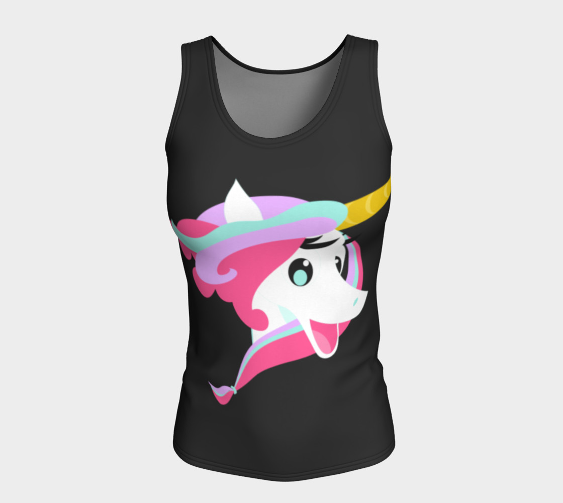 Mystique Licorne Fitted Tank Top preview #5