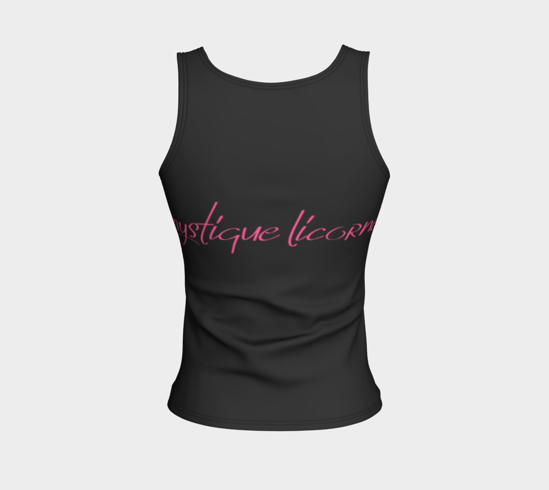 Mystique Licorne Fitted Tank Top preview #2