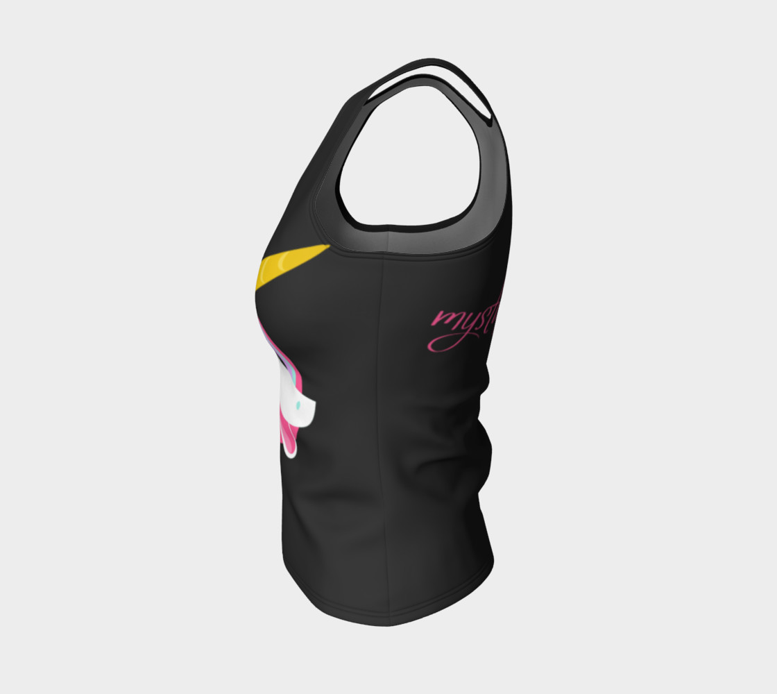 Mystique Licorne Fitted Tank Top preview #3