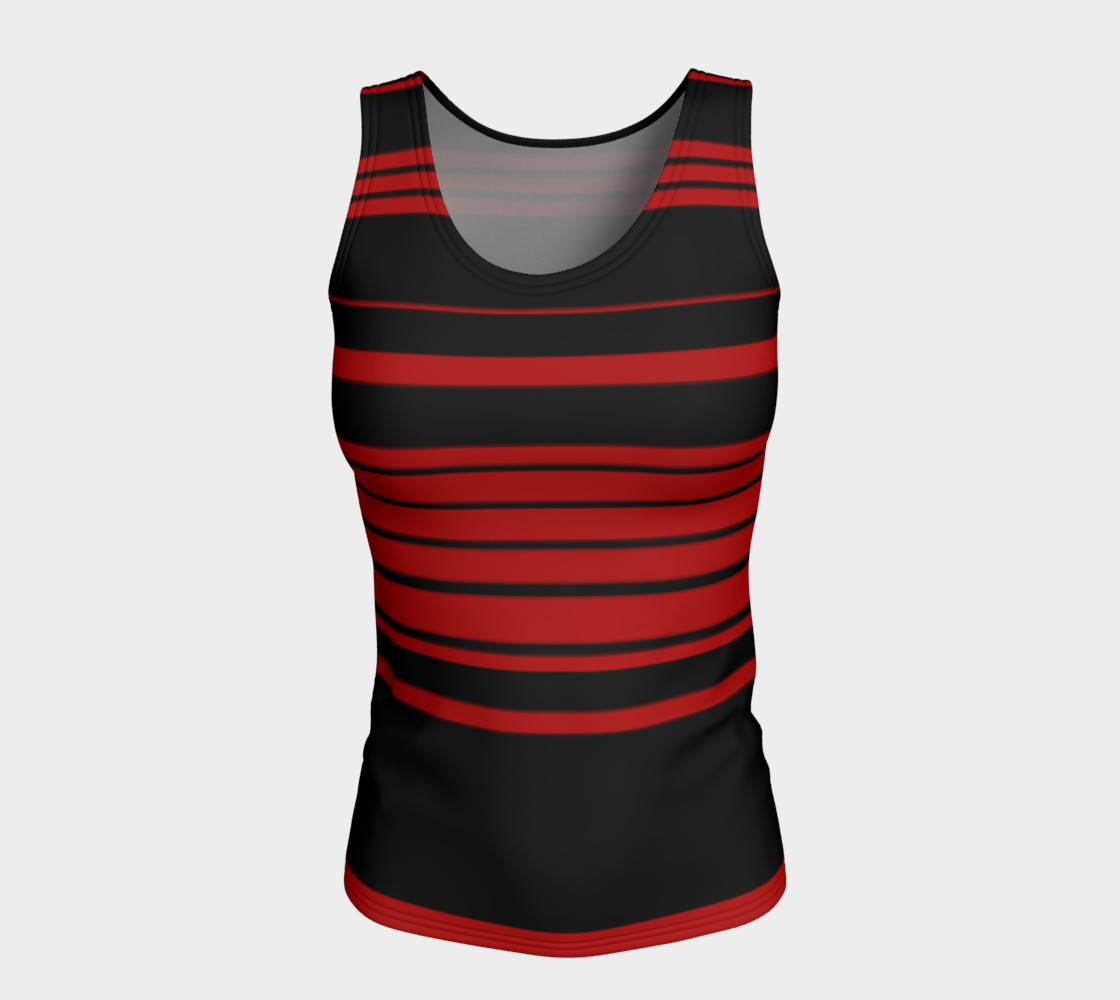 Three Red Stripes You’re Out Fitted Tank Top preview #5
