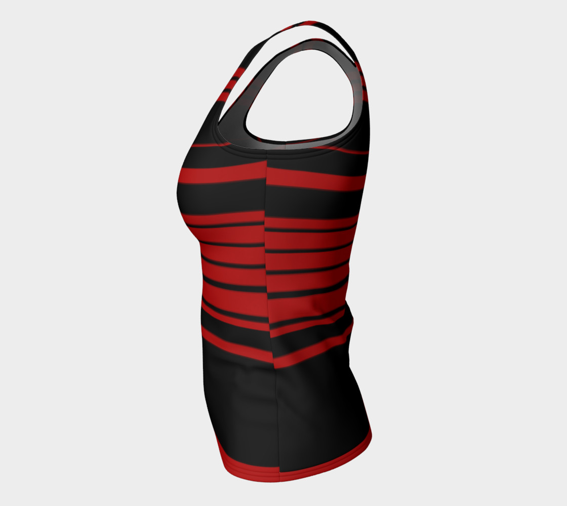 Three Red Stripes You’re Out Fitted Tank Top preview #7