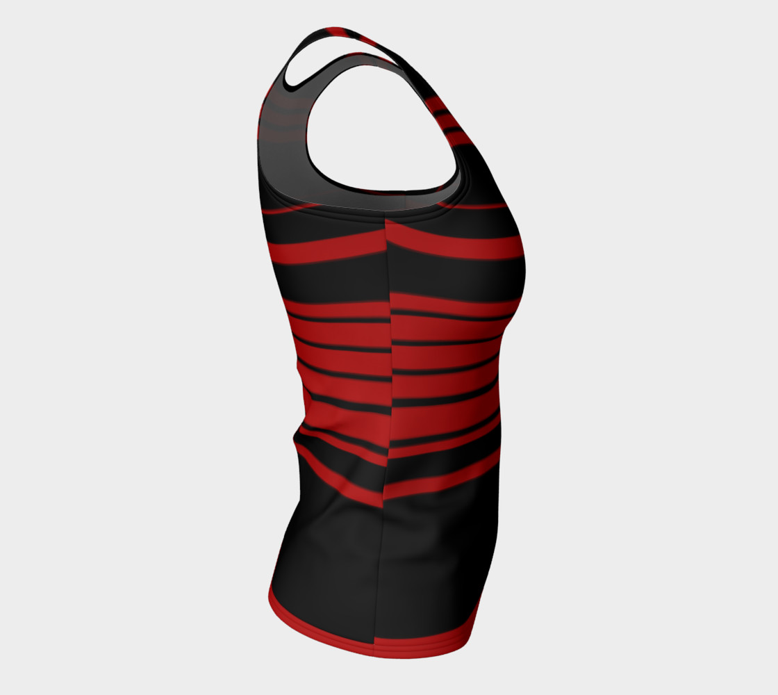 Three Red Stripes You’re Out Fitted Tank Top preview #8