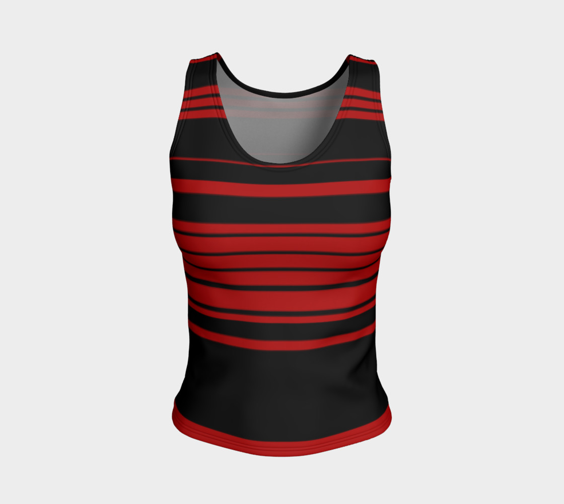 Three Red Stripes You’re Out Fitted Tank Top thumbnail #2
