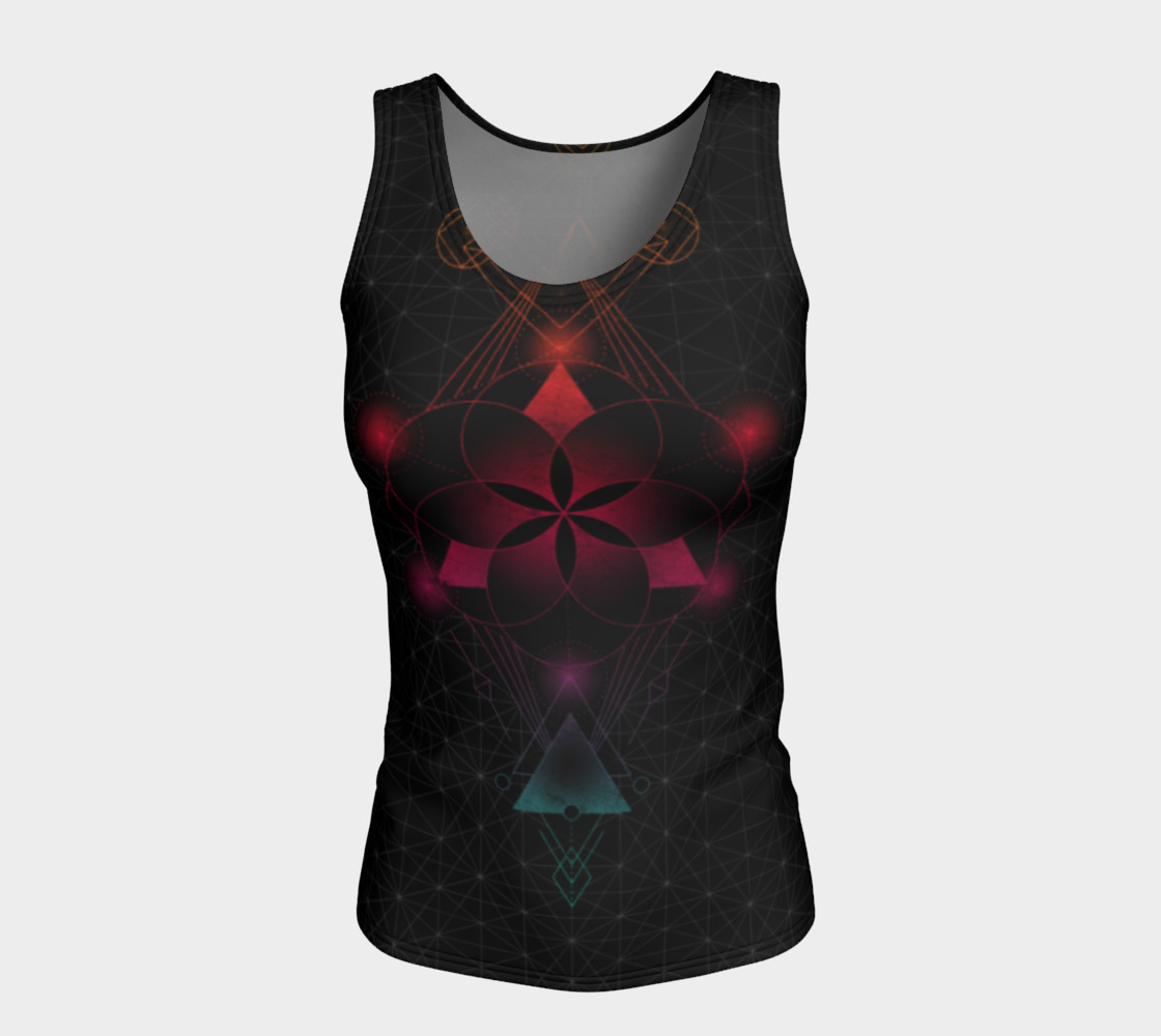 Aperçu de Flower of life sacred geometry rainbow #5