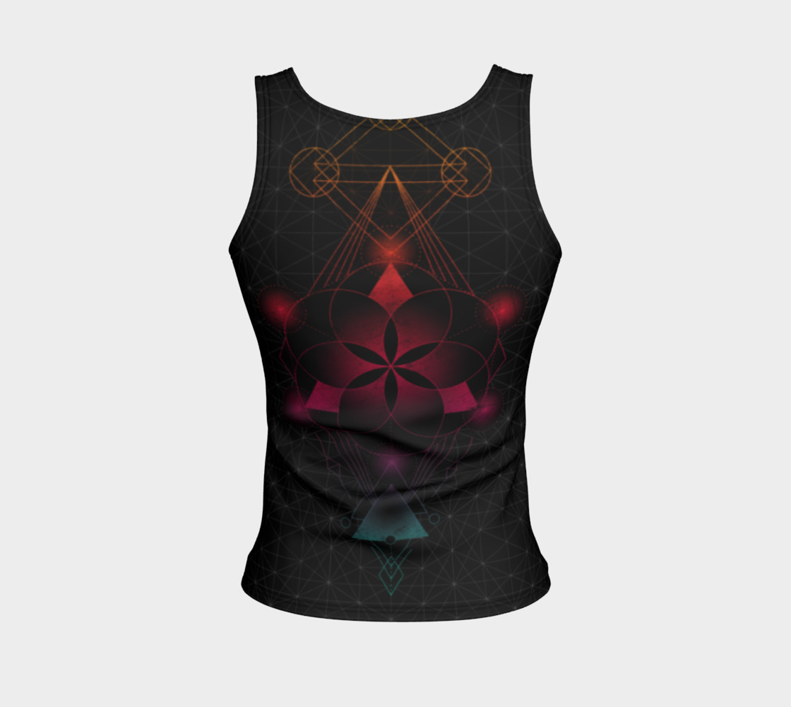 Aperçu de Flower of life sacred geometry rainbow #2