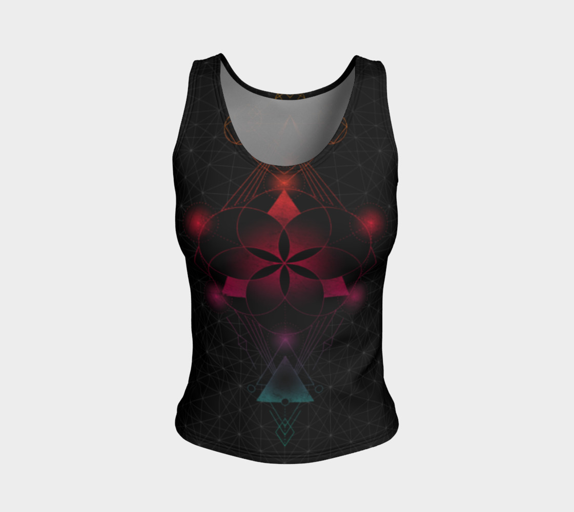 Aperçu de Flower of life sacred geometry rainbow #1