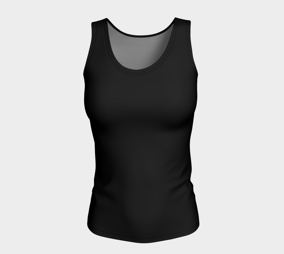 Aperçu de Charcoal | Fitted Tank Top #5