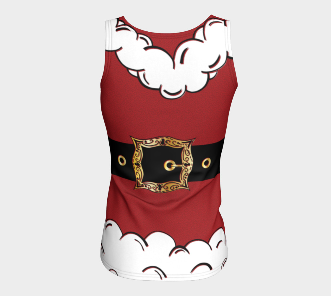 Santa Suit Fitted Tank Top thumbnail #7