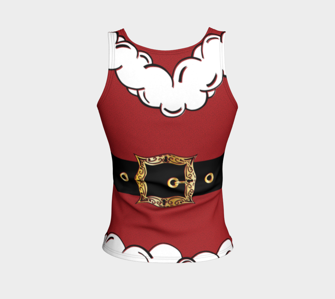 Santa Suit Fitted Tank Top thumbnail #3
