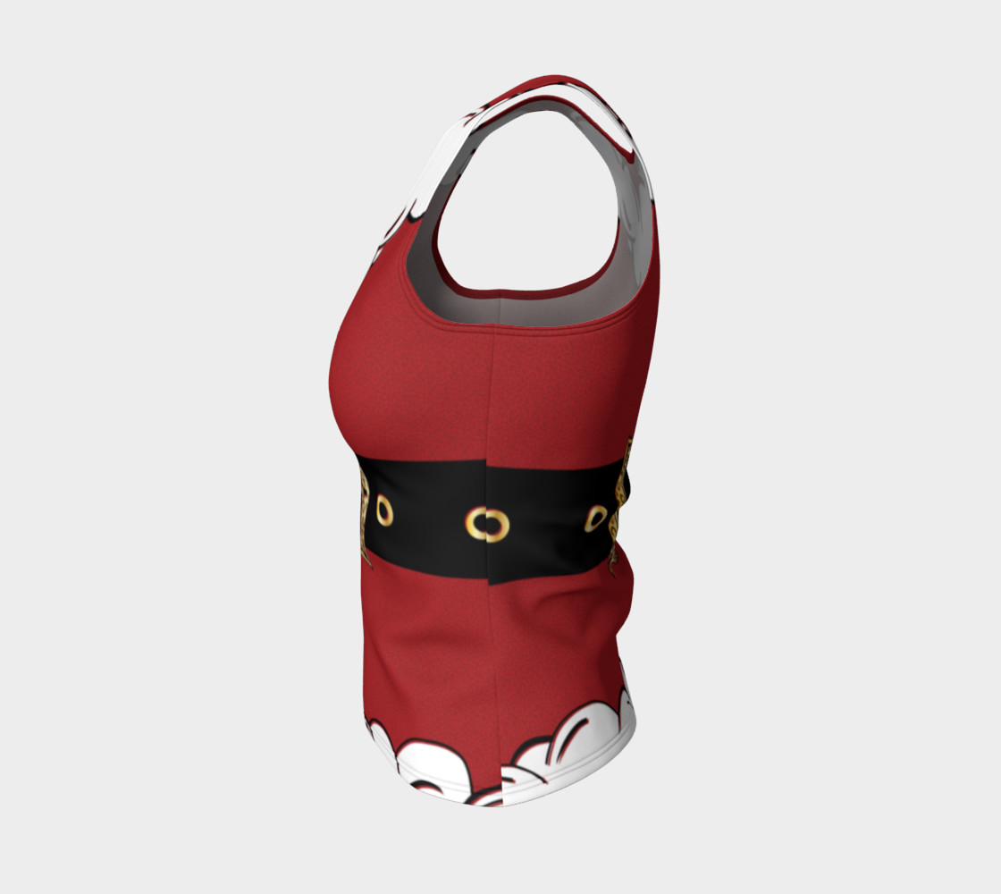 Santa Suit Fitted Tank Top preview #3