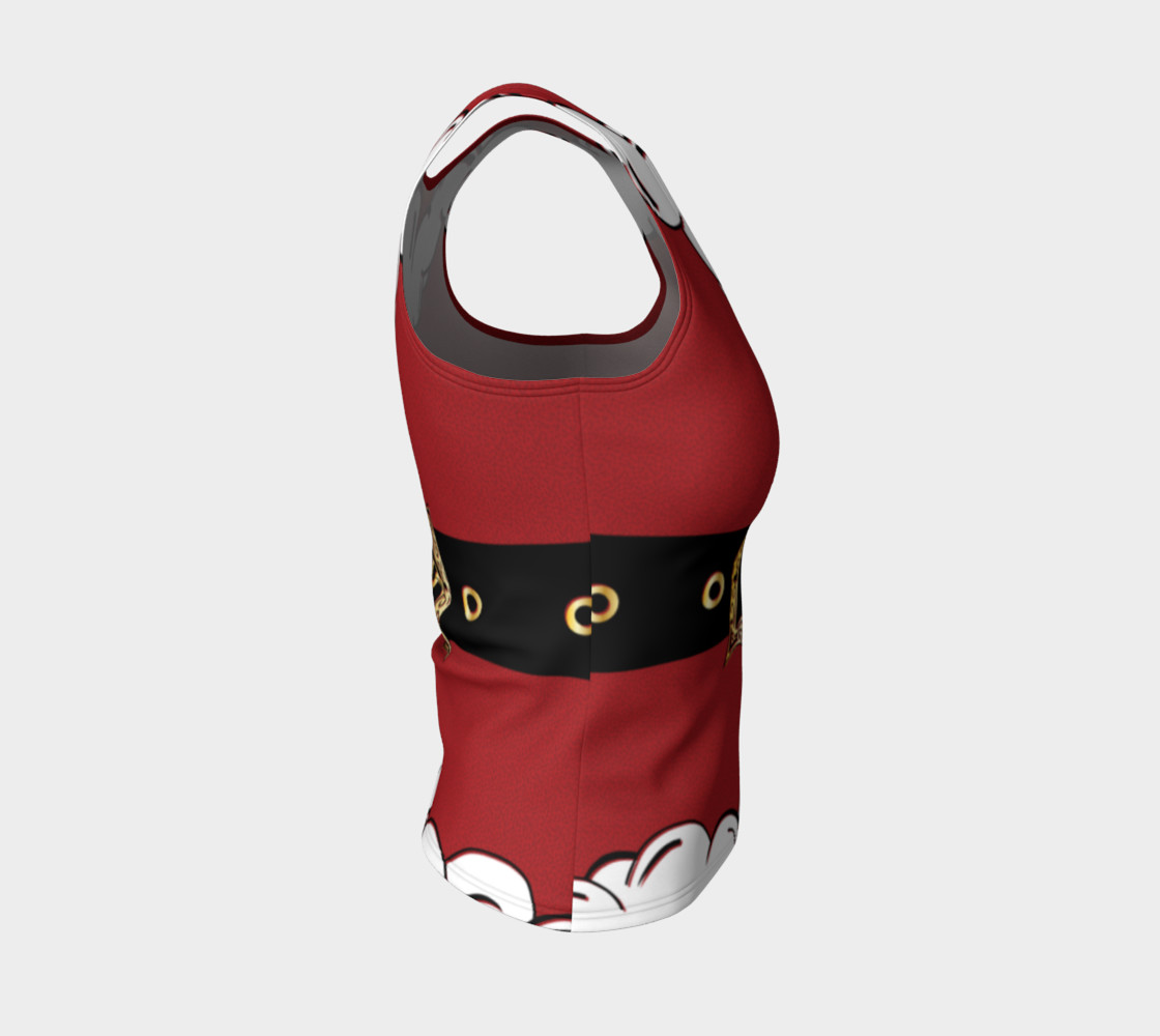 Santa Suit Fitted Tank Top preview #4