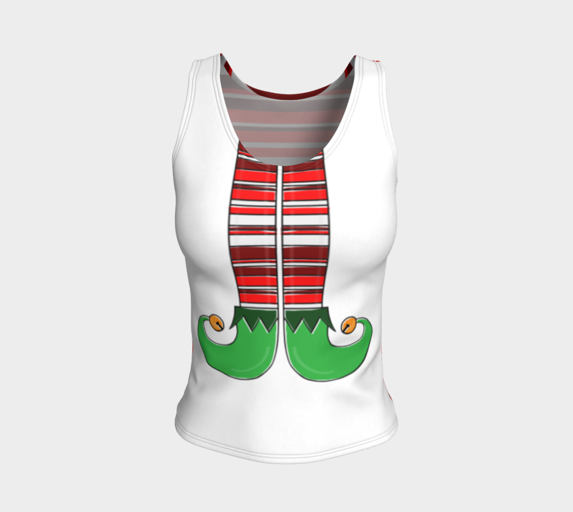 Elf Feet Fitted Tank Top preview #1