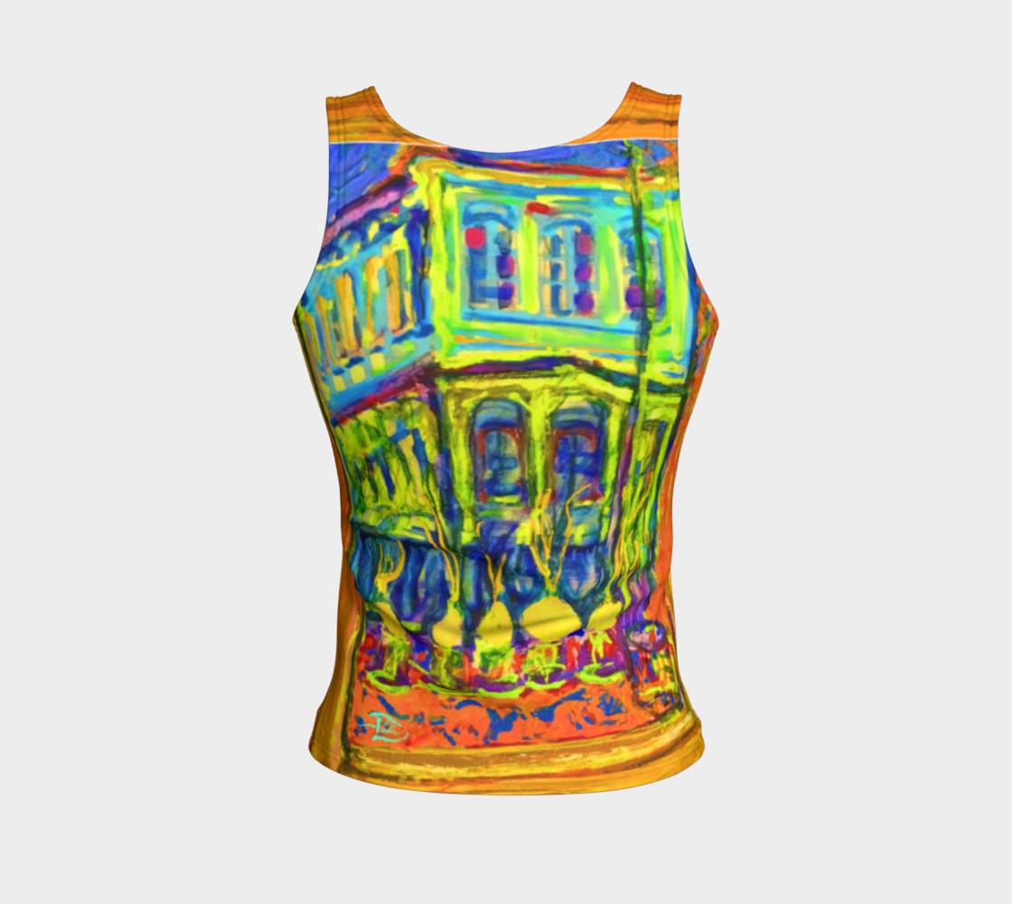 Channeling Vincent / Virtual Vincent™ Windowbox Painting Fitted Tank  preview #2