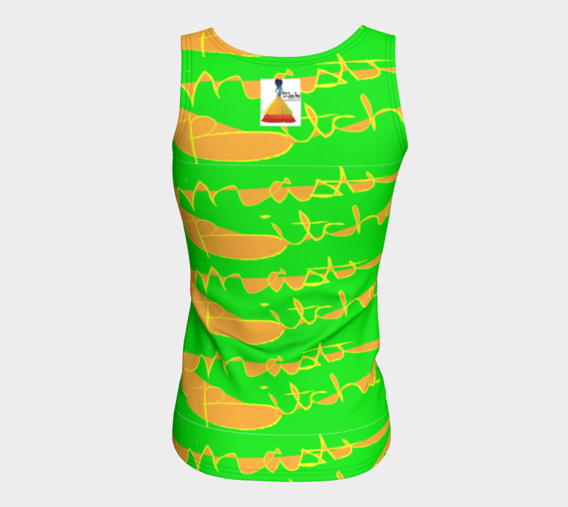 Namaste Bitches Fitted Tank Top preview #6
