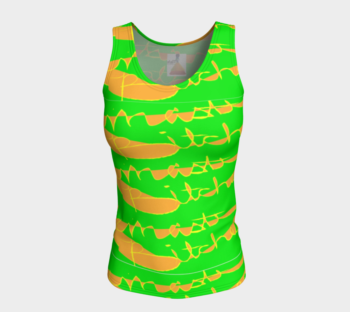 Namaste Bitches Fitted Tank Top preview #5