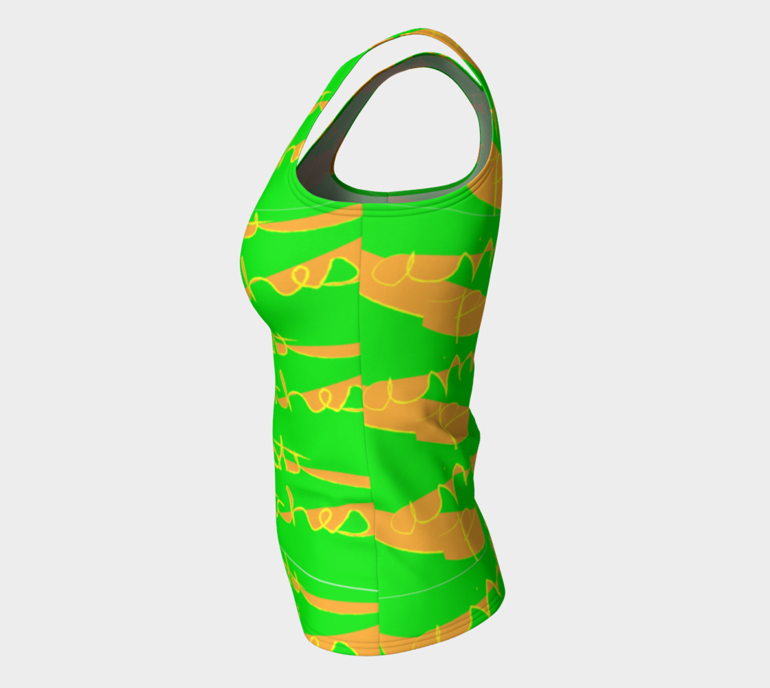 Namaste Bitches Fitted Tank Top preview #7