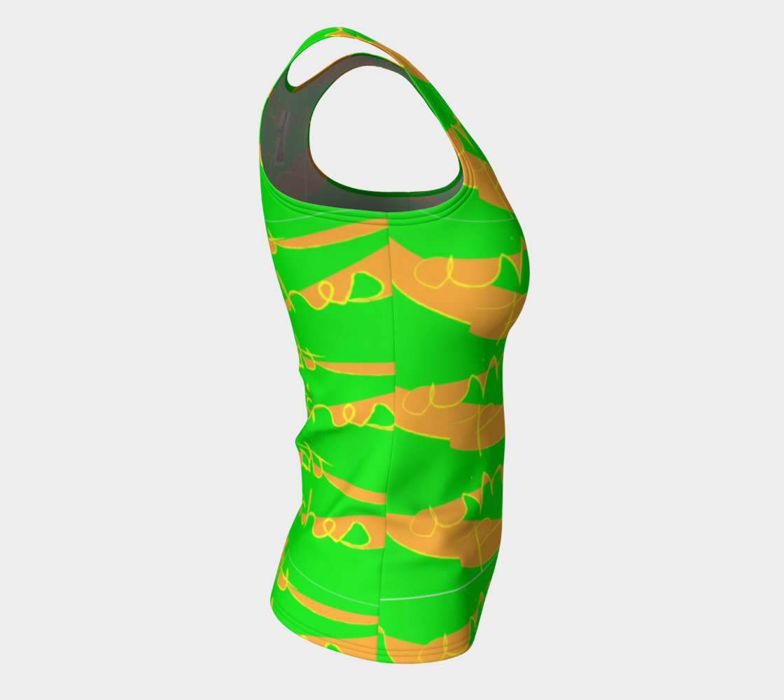 Namaste Bitches Fitted Tank Top preview #8