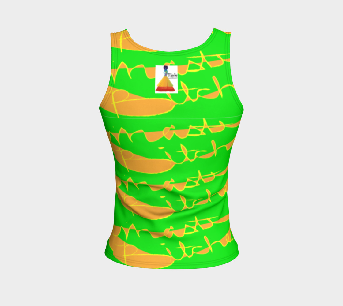 Namaste Bitches Fitted Tank Top preview #2