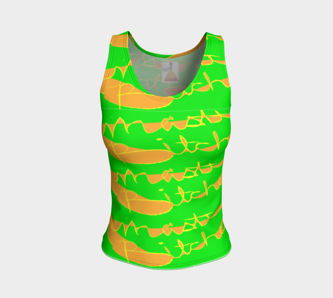 Namaste Bitches Fitted Tank Top preview #1