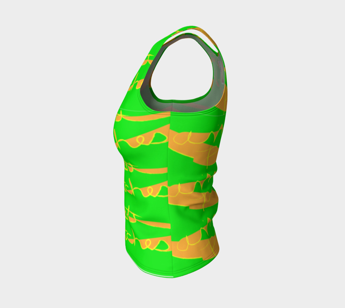 Namaste Bitches Fitted Tank Top preview #3