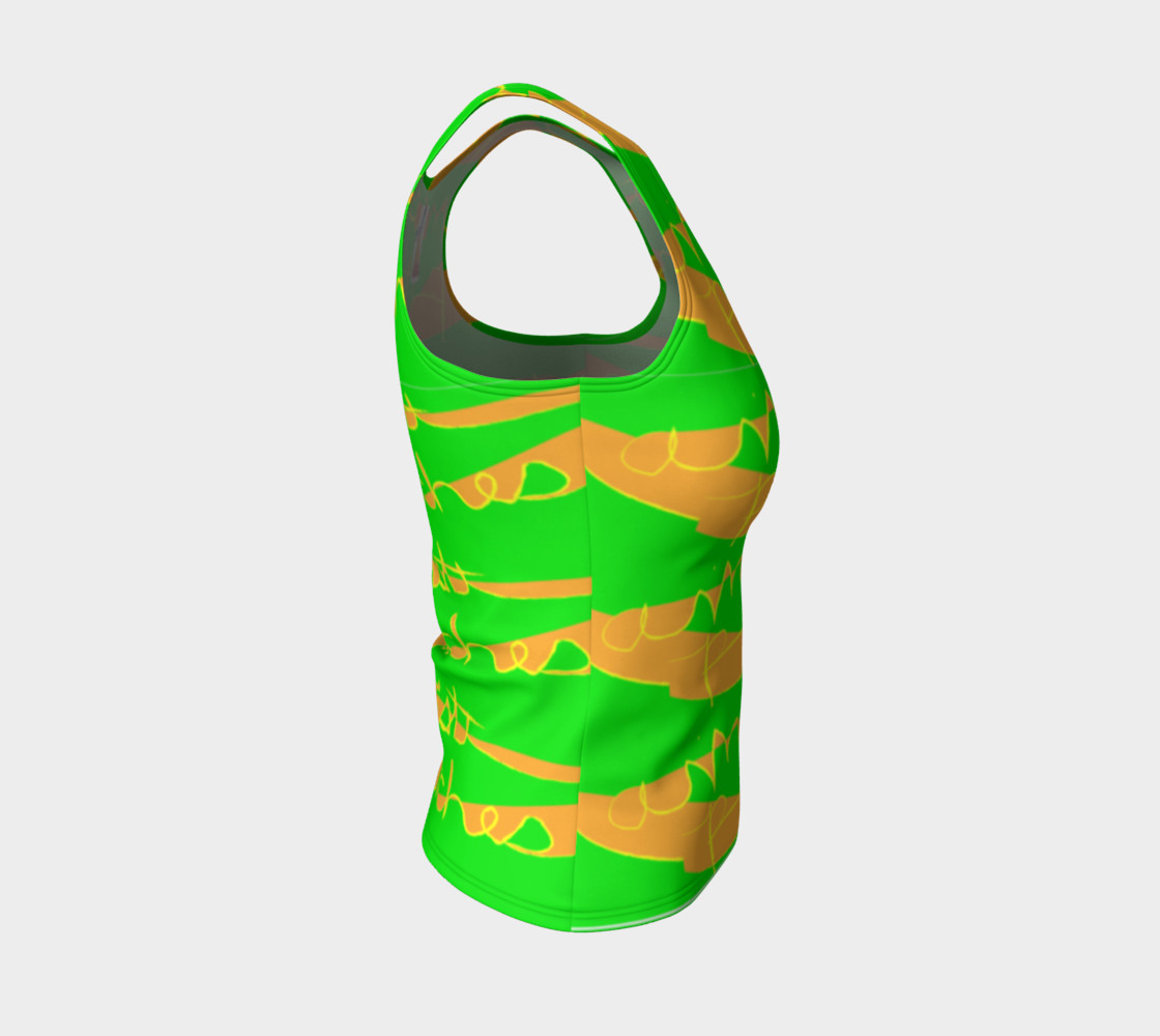 Namaste Bitches Fitted Tank Top preview #4