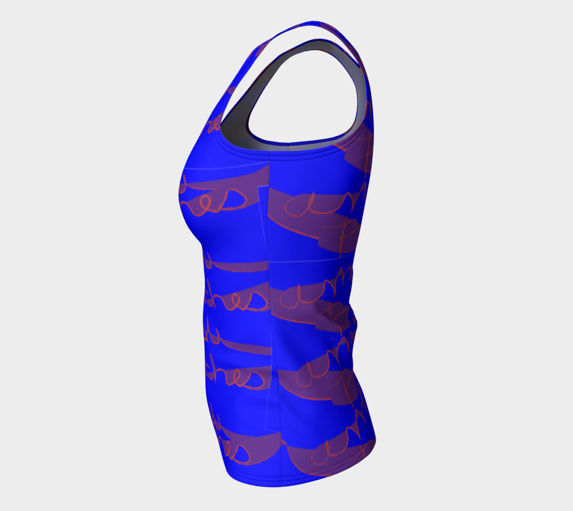 Namaste Bitches Fitted Tank Top preview #7