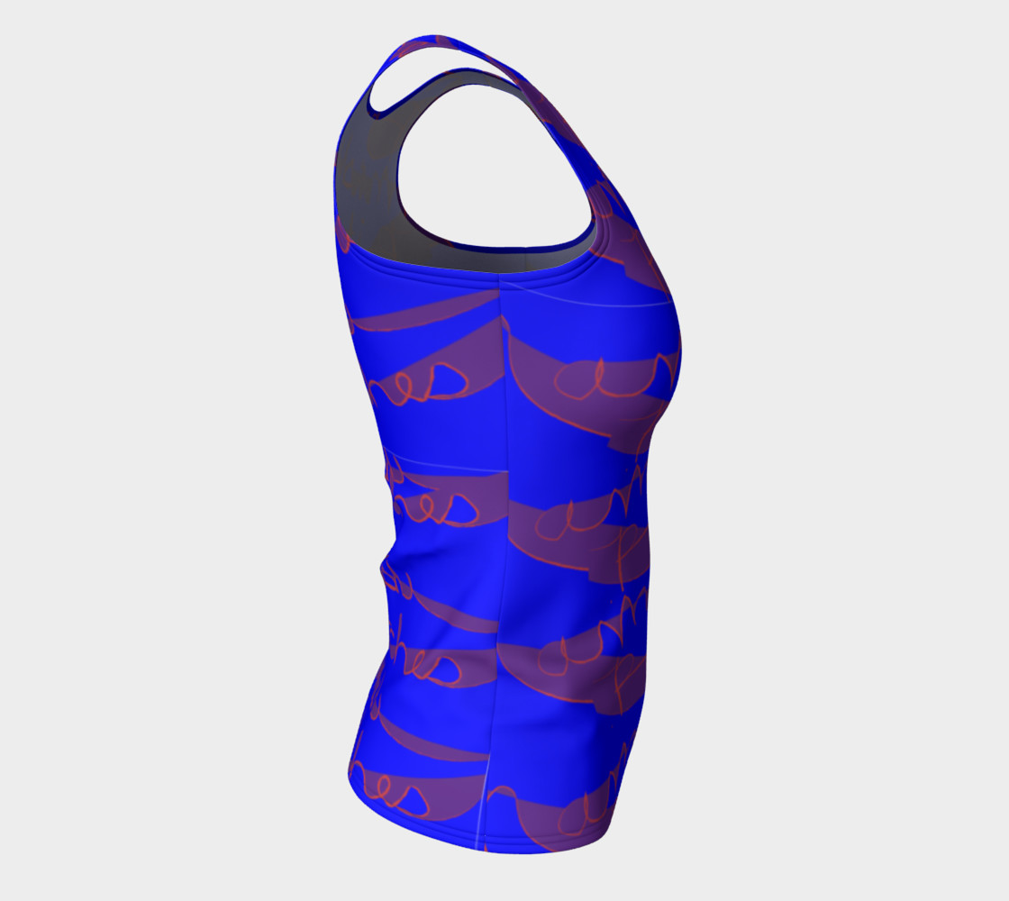 Namaste Bitches Fitted Tank Top preview #8