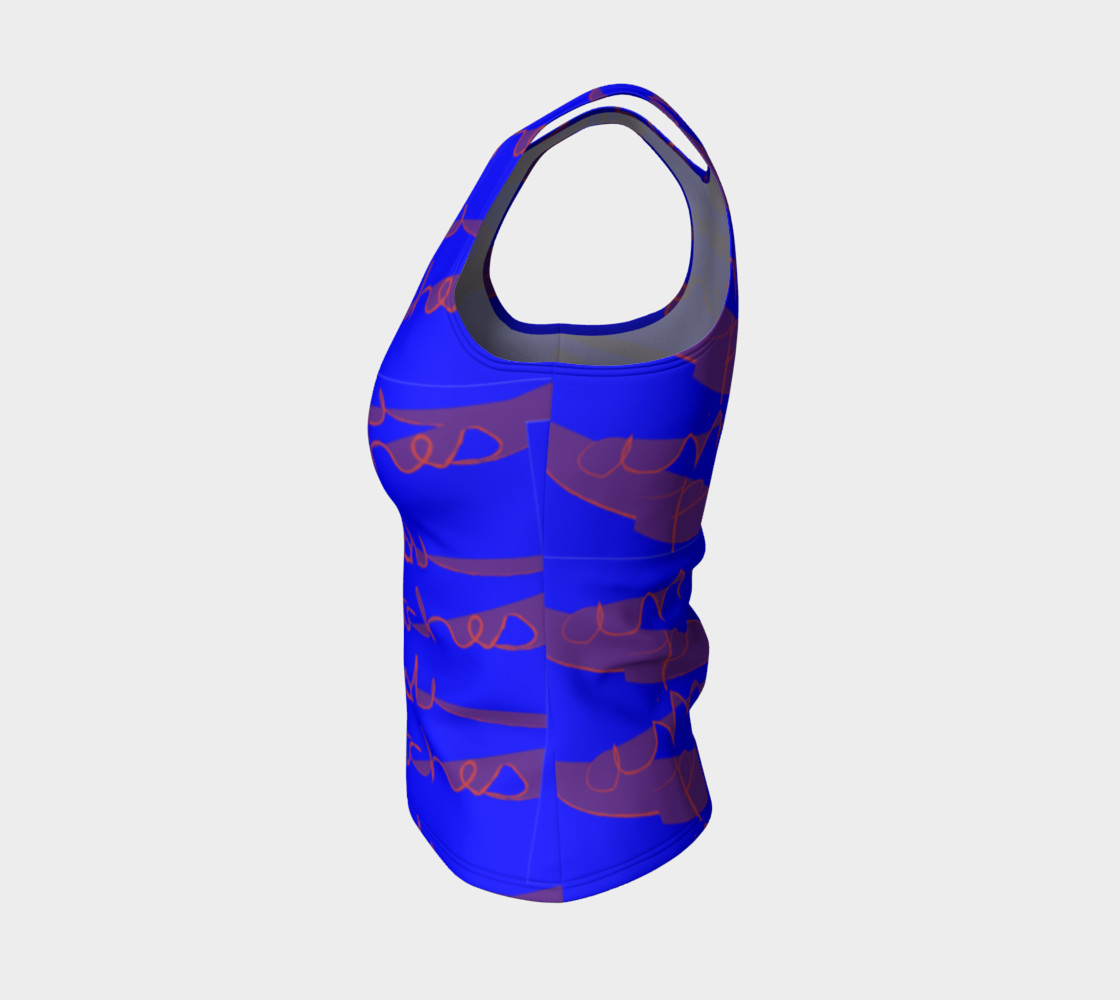 Namaste Bitches Fitted Tank Top preview #3