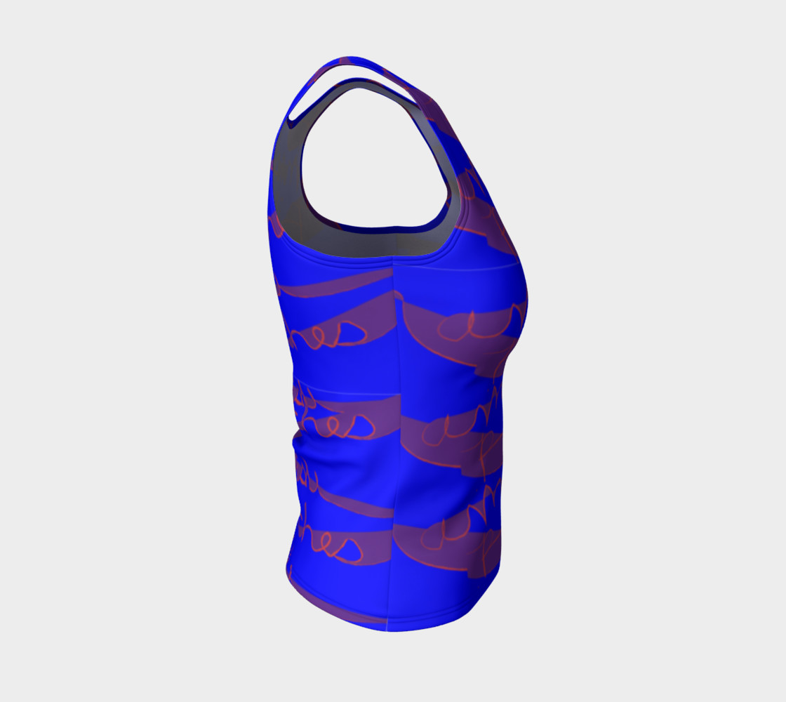Namaste Bitches Fitted Tank Top preview #4