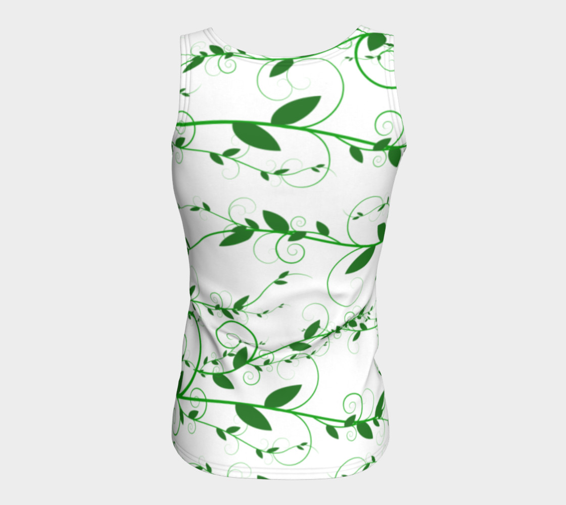 Green Swirly Vines preview #6