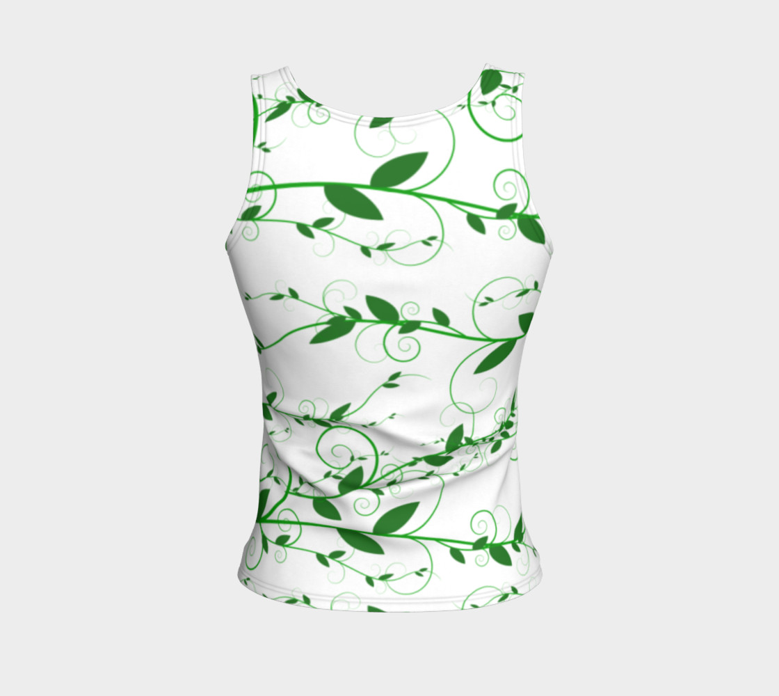 Green Swirly Vines preview #2