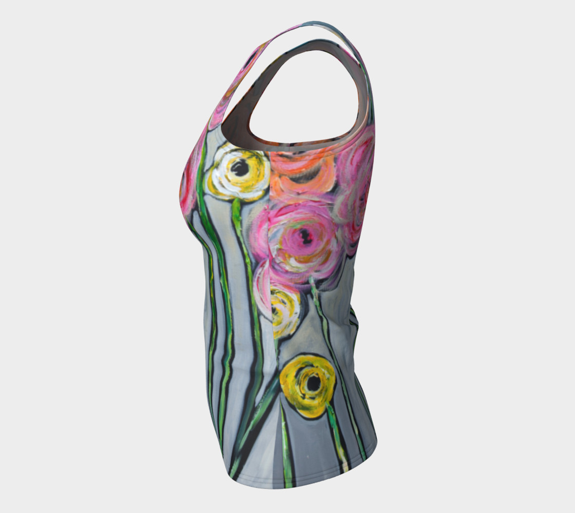 NM floral athletic tank top preview #7