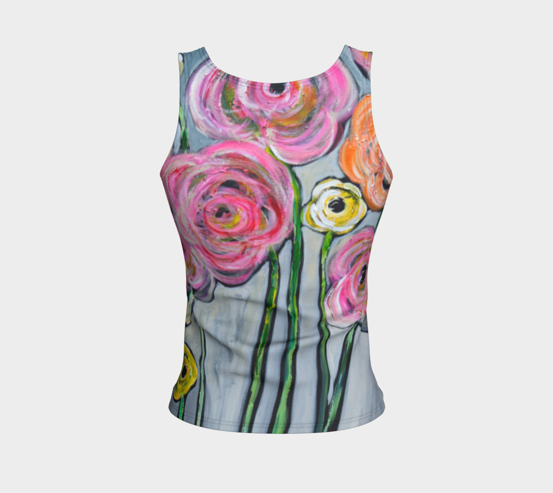 NM floral athletic tank top preview #2
