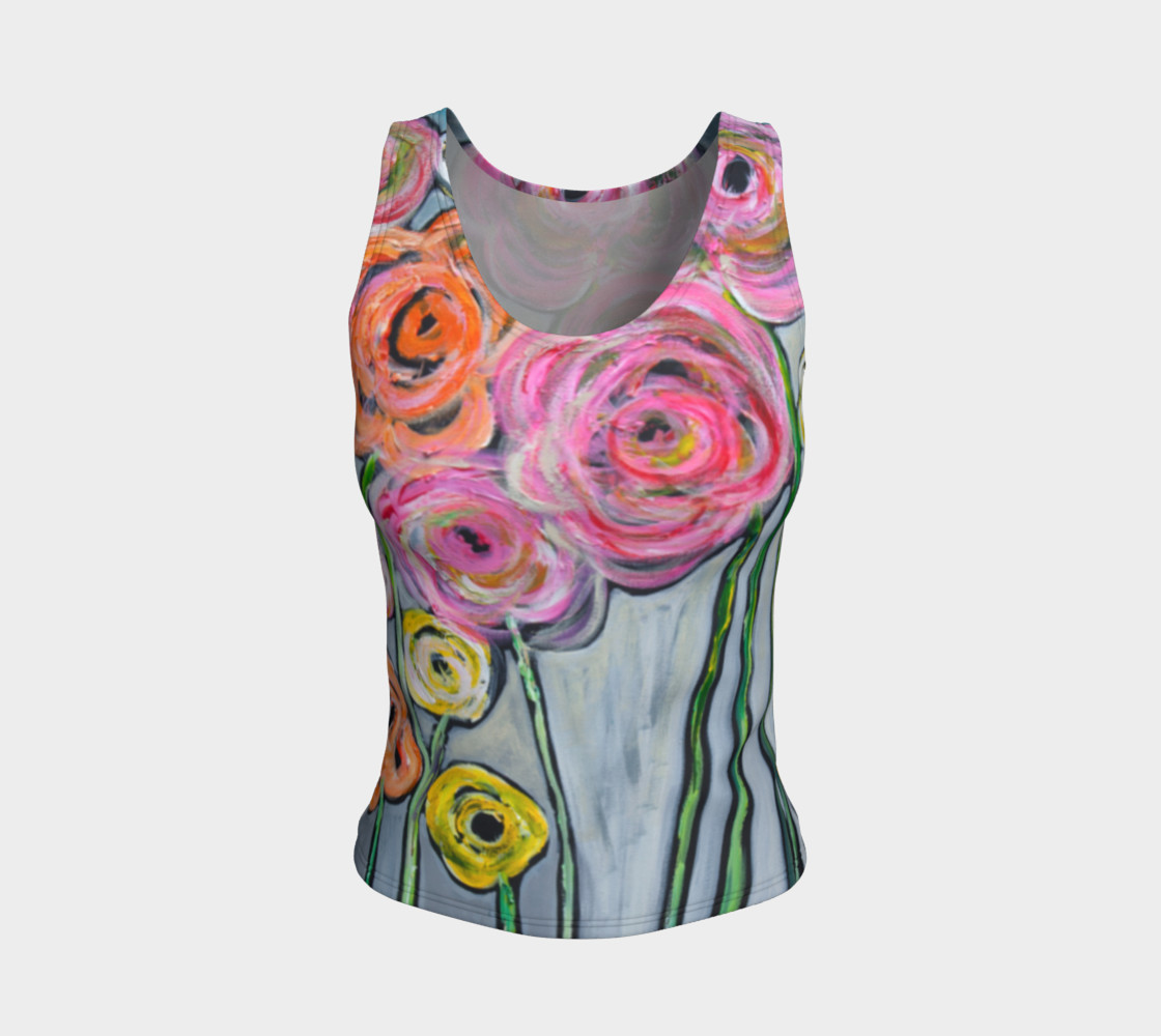 NM floral athletic tank top preview #1