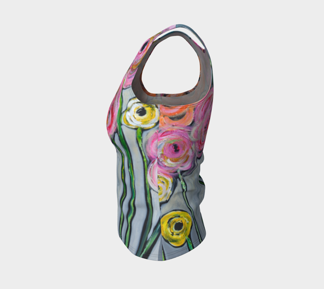 NM floral athletic tank top preview #3
