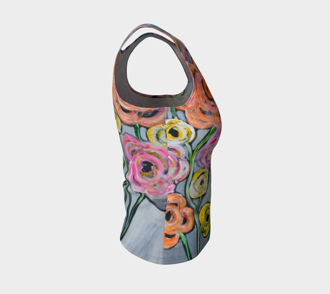 NM floral athletic tank top preview #4