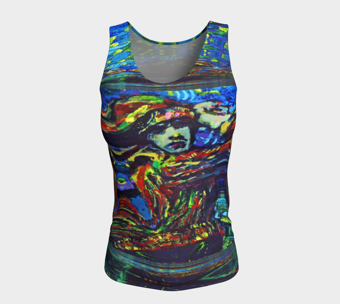 Glenna's Lady Golfer Fitted Tank preview #5