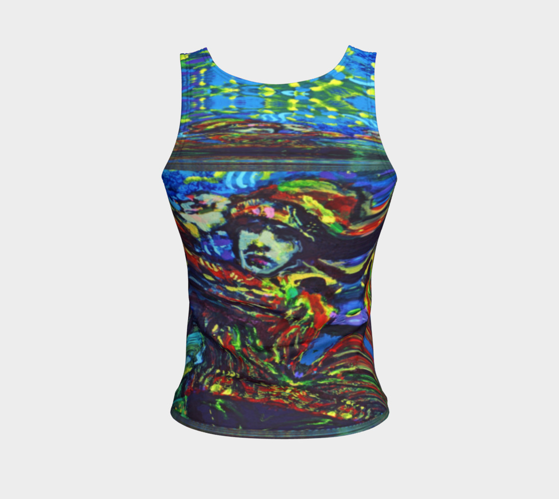Glenna's Lady Golfer Fitted Tank preview #2