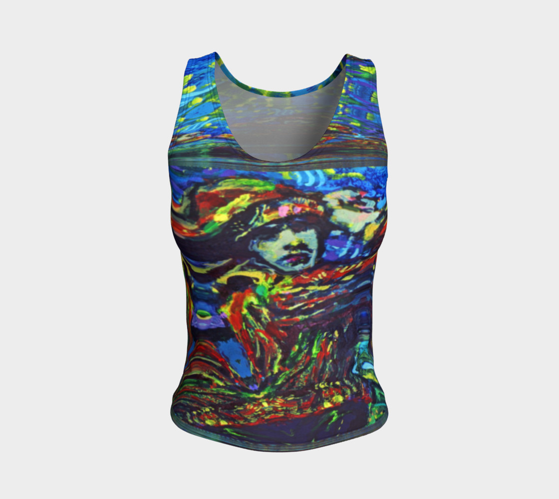Glenna's Lady Golfer Fitted Tank preview #1