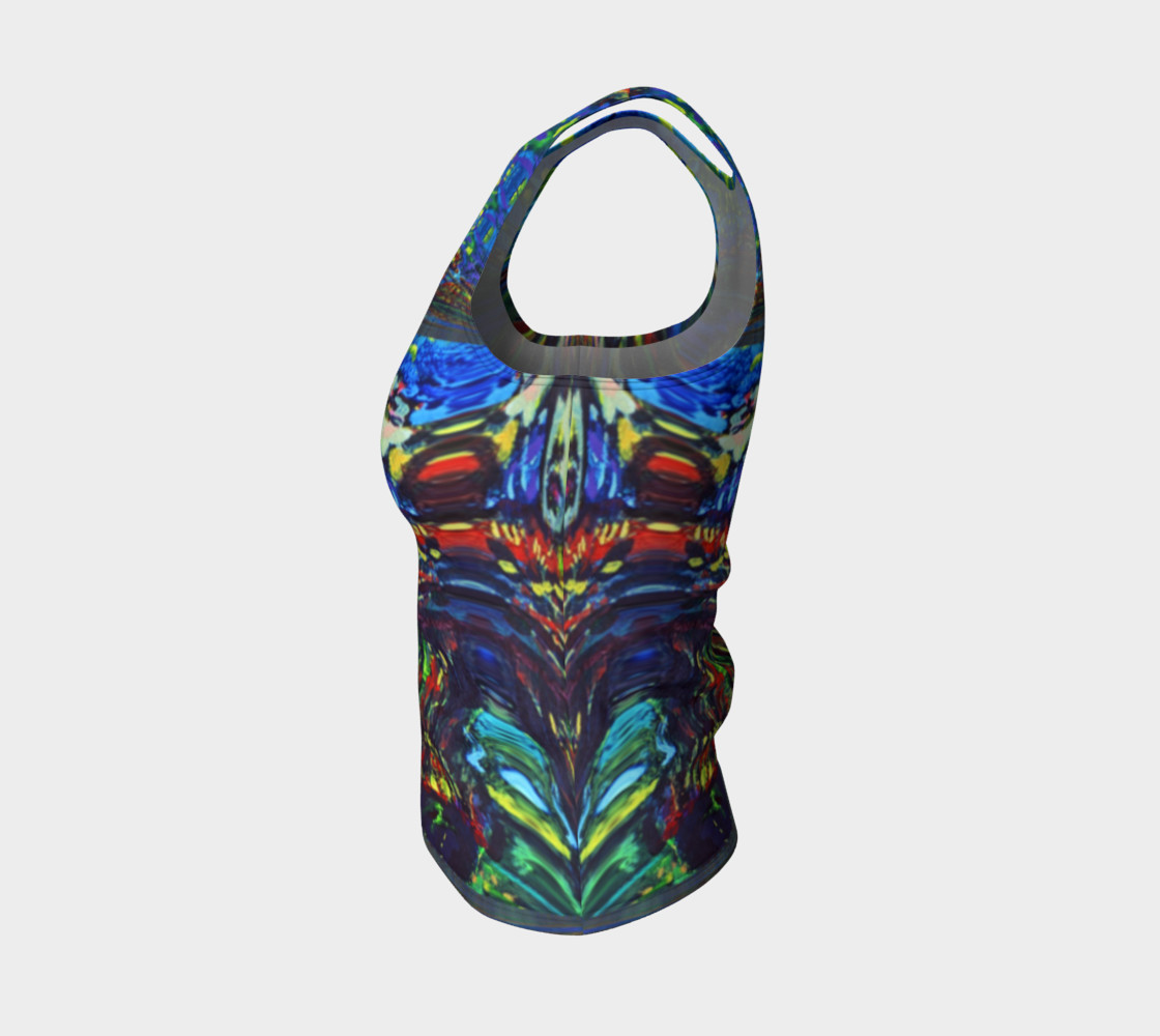 Glenna's Lady Golfer Fitted Tank preview #3