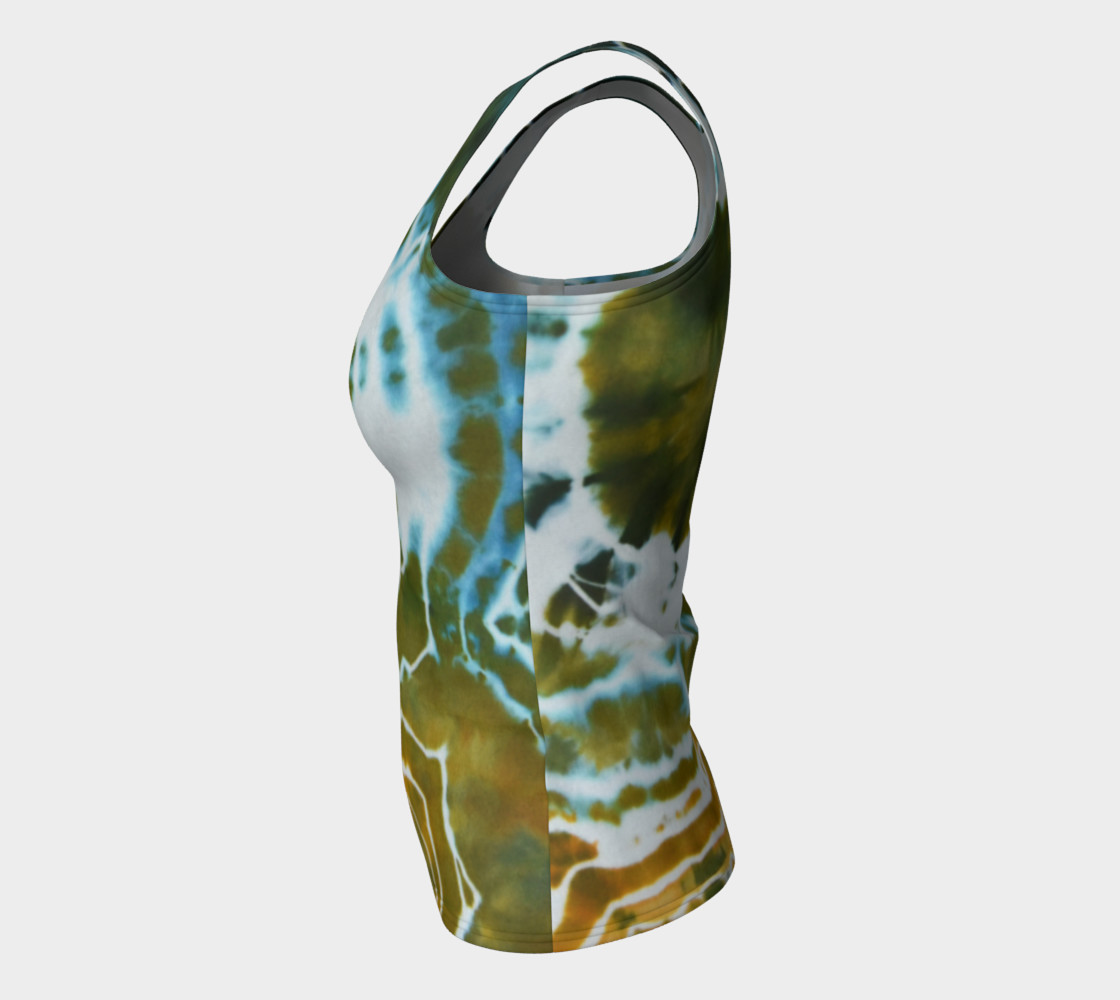 Green Geode Fitted Tank preview #7