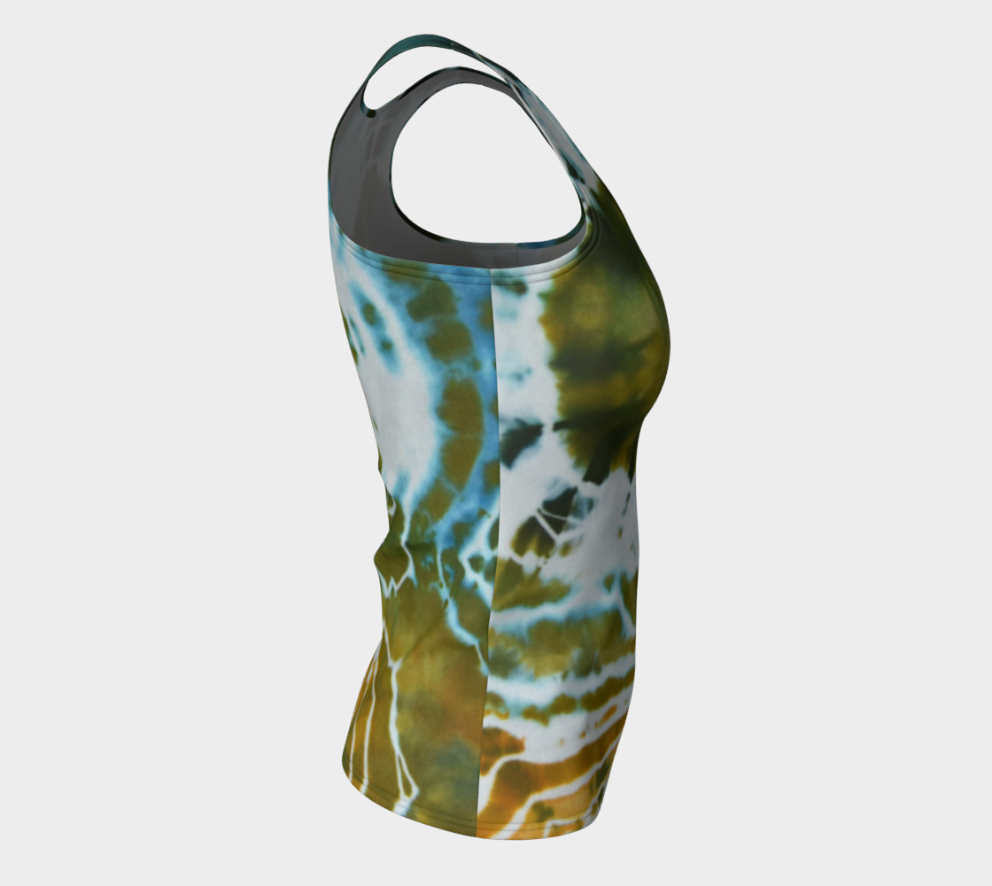 Green Geode Fitted Tank preview #8