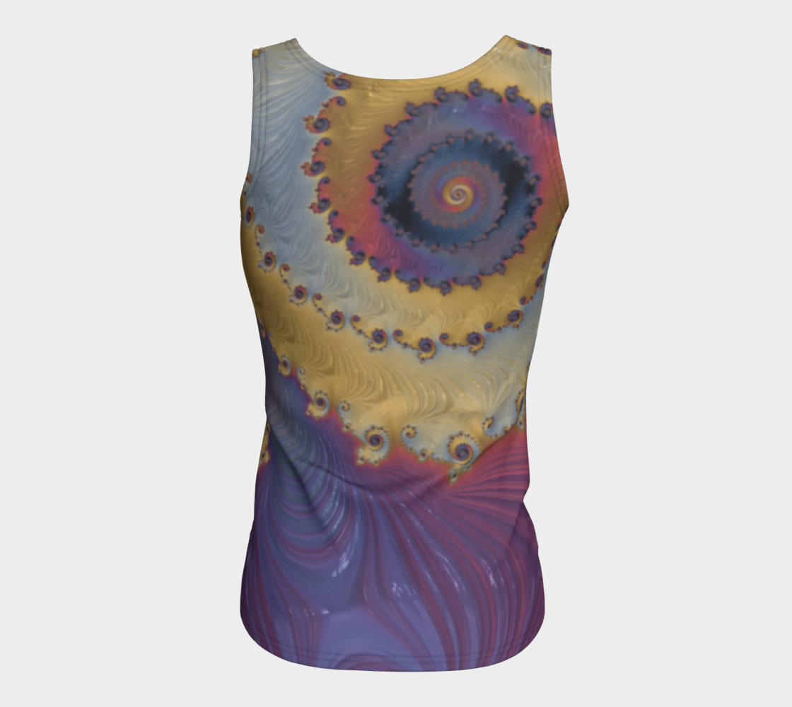 Nebulous Fitted Tank Top preview #6
